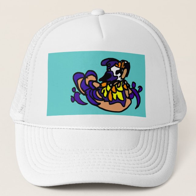 Casquette art du canard mandarin (Devant)