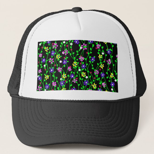 Casquette Art Floral du printemps (Devant)