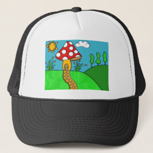 Casquette Art fongique fantaisiste de la forêt