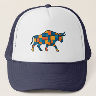 Casquette Art géométrique - Bull City Mosaic Animal