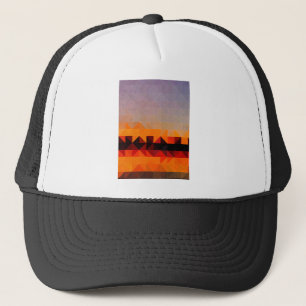Casquette Art Géométrique Coloré Abstrait