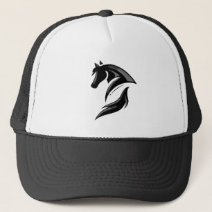 Casquette Art graphique moderne Horse Farm Animaux Logo