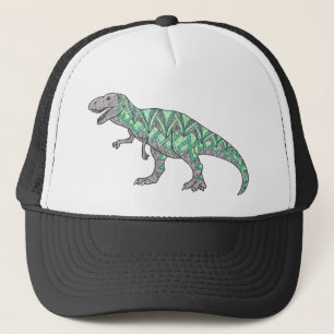 Casquette Art illustré par griffonnage de dinosaure de T-Rex