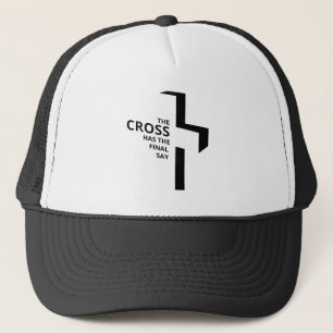 Casquette Art minimaliste Art chrétien Croix Evangile Saying