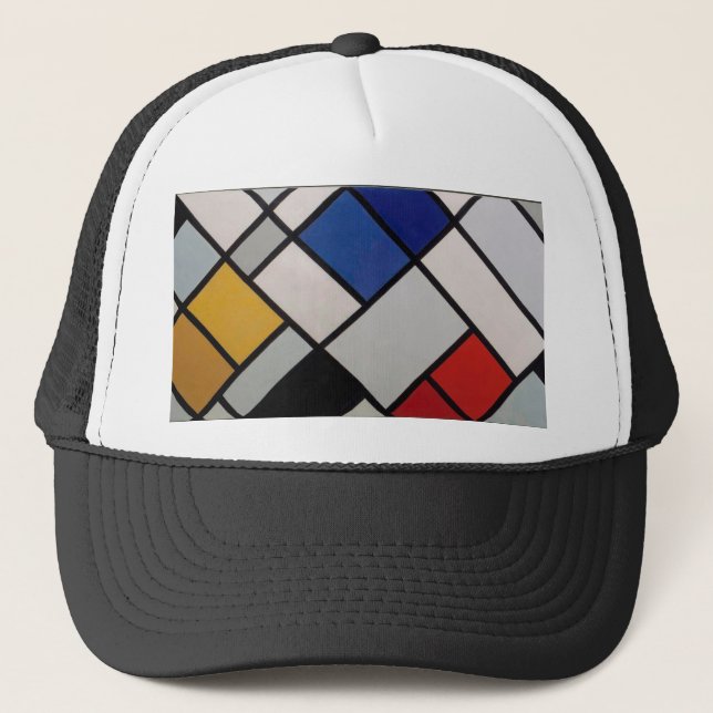 Casquette Art moderne de Piet Mondrian (Devant)