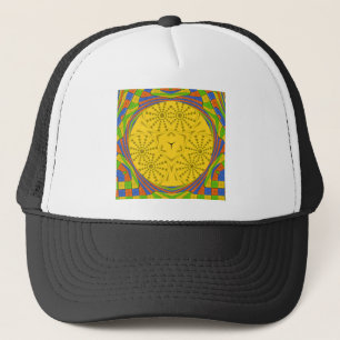 Casquette Art Motif Égyptien Imprimer À damiers Conception C