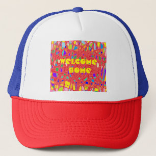 CASQUETTE ART MOTIF PRINCIPAL COULEUR ROUGE ACCUEIL