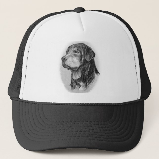 Casquette Art original de rottweiler par LN Pettey (Devant)