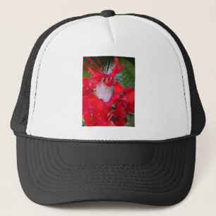Casquette Art Pétale Rouge