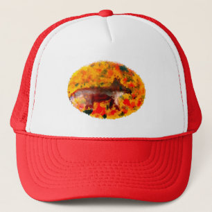Casquette Art renard d'automne