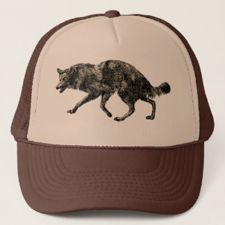 Casquette Art vintage M.E. Lloyd Cap de lupus canin de