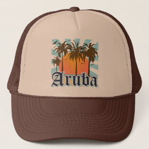 Casquette Aruba échoue le coucher du soleil
