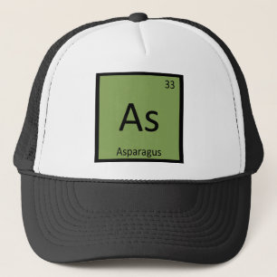 Casquette As - Asparagus - Chimie végétale Tableau périodiqu