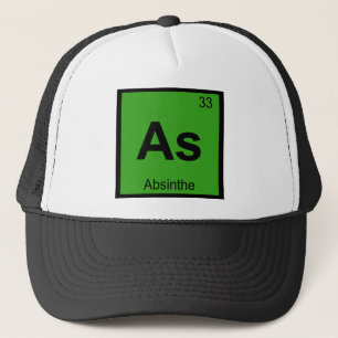 Casquette As - Chimie de l'absinthe Symbole du tableau pério