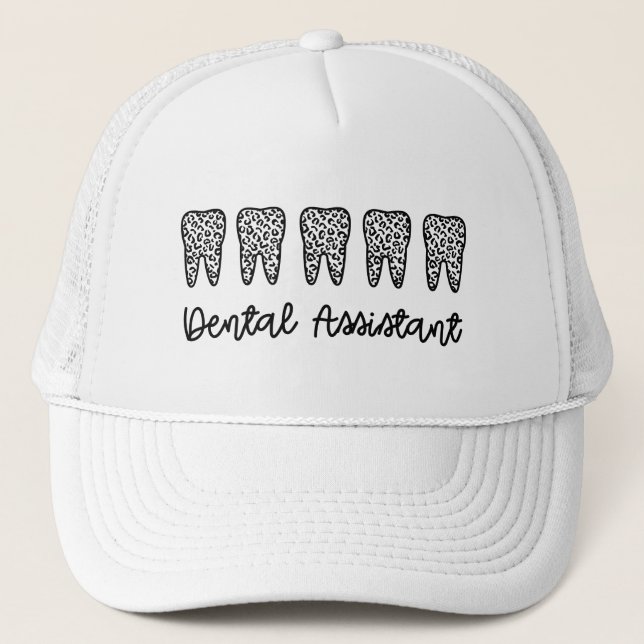 Casquette Assistant dentaire | Cadeaux pour dentiste adjoint (Devant)