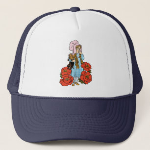 Casquette Assistant vintage de Oz, Dorothy, Fleurs de Pavot 