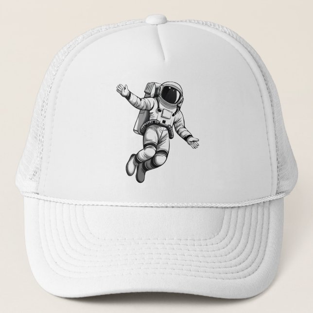 Casquette Astronaute dans l'espace (Devant)