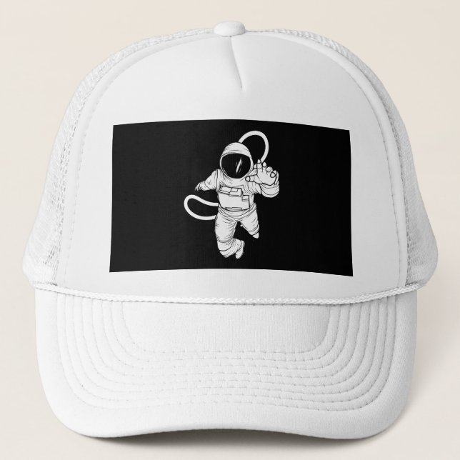 Casquette astronaute spatial vintage (Devant)