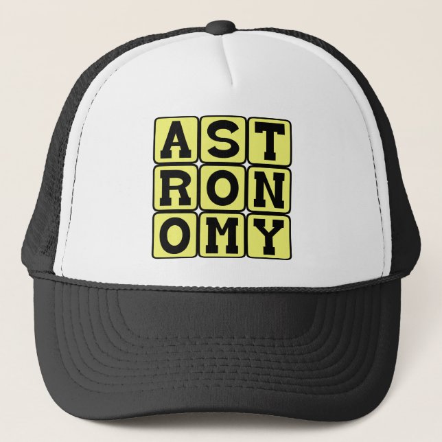 Casquette Astronomie, étude de l'espace extra-atmosphérique (Devant)