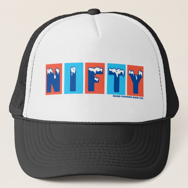 Casquette astucieux de camionneur de logo (Devant)