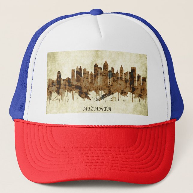 Casquette Atlanta Georgia Cityscape (Devant)