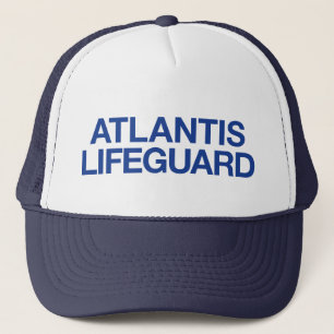 Casquette ATLANTIS LIFEGUARD slogan amusant camionneur chape