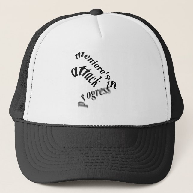 Casquette attaque de meniere en cours (Devant)