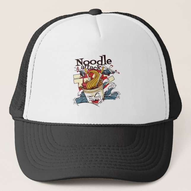 Casquette Attaque de nouilles (Devant)