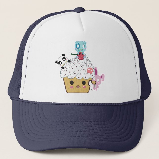 Casquette Attaque de petit gâteau ! (>_<) (Devant)