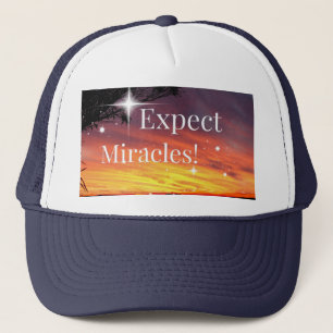 Casquette Attendez-vous à Miracles Sparkle Sunset Get Well B
