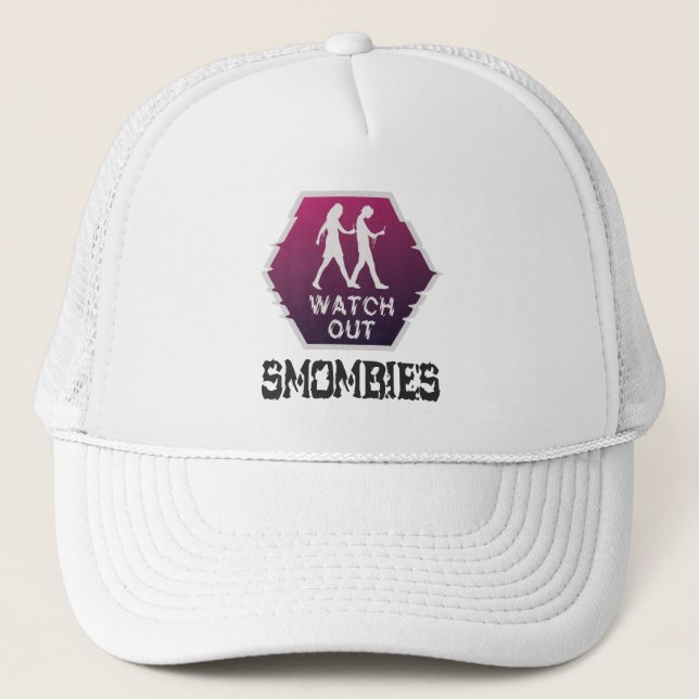 Casquette Attention aux mombies (Devant)