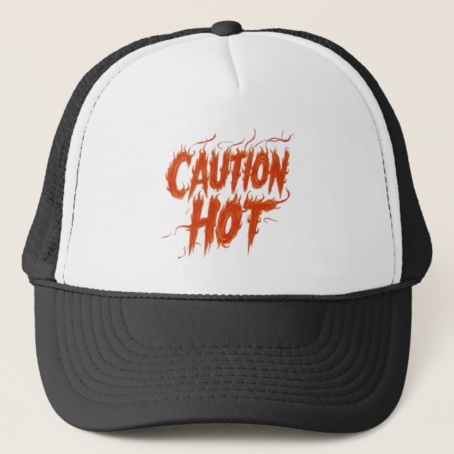Casquette Attention Hot (Devant)