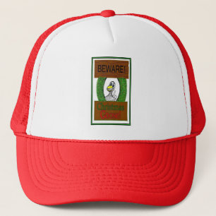 Casquette ATTENTION ! L'oie de Noël ! Chapeau de fête amusan