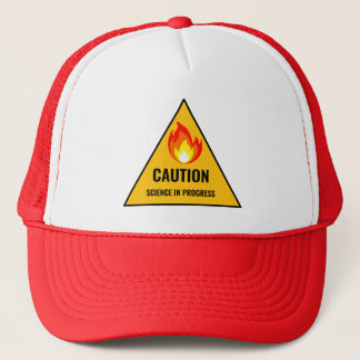 Casquette Attention Science en Cours
