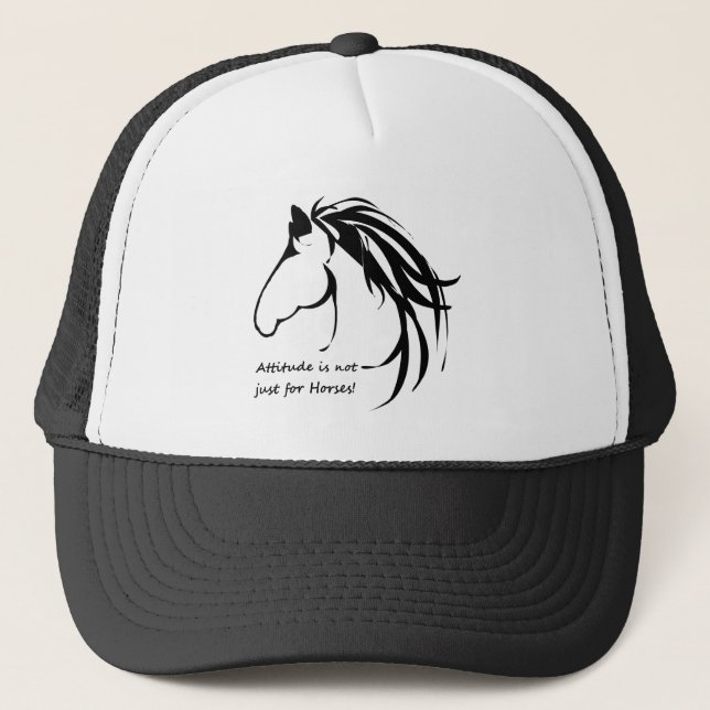 Casquette Attitude dans pas seulement pour les chevaux Inspi (Devant)