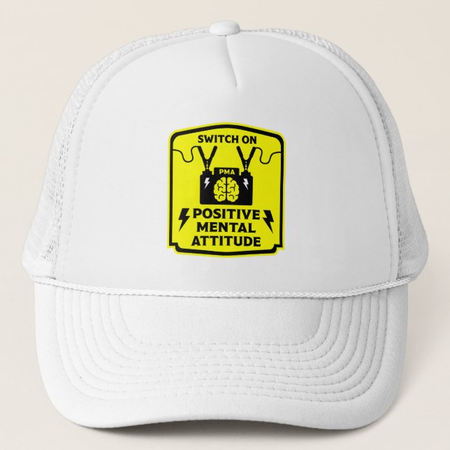 Casquette Attitude mentale de pensée positive (Devant)