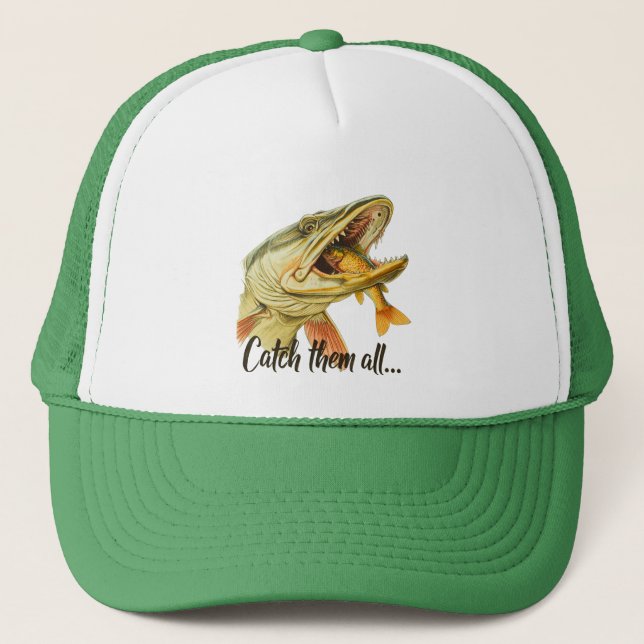 Casquette Attrapez-les tous – Illustration audacieuse de bro (Devant)