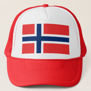 Casquette au drapeau de la Norvège