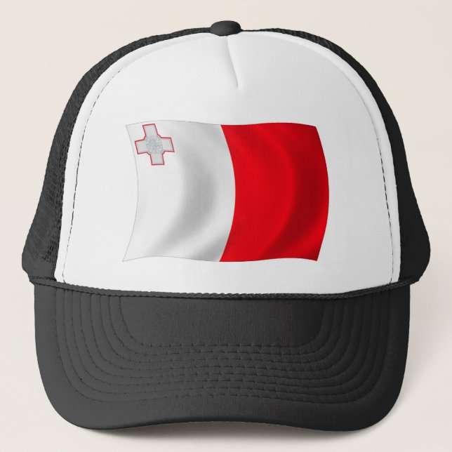 Casquette au drapeau de Malte (Devant)