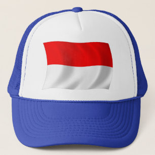 Casquette au drapeau de Monaco