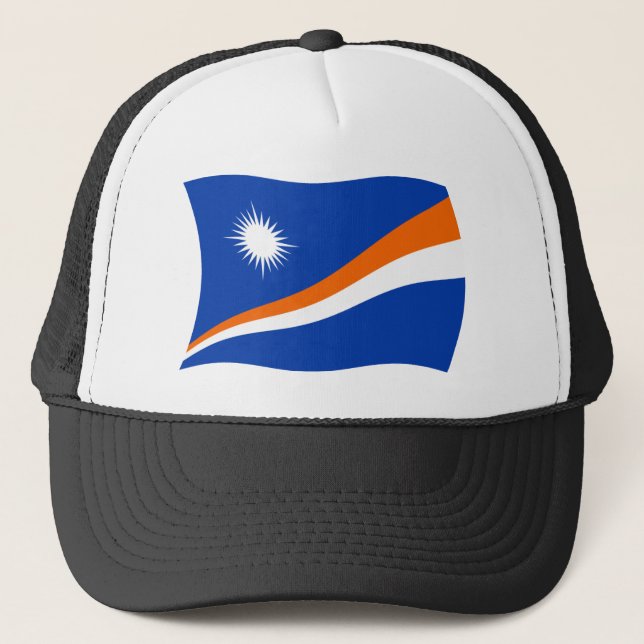Casquette au drapeau des Îles Marshall (Devant)