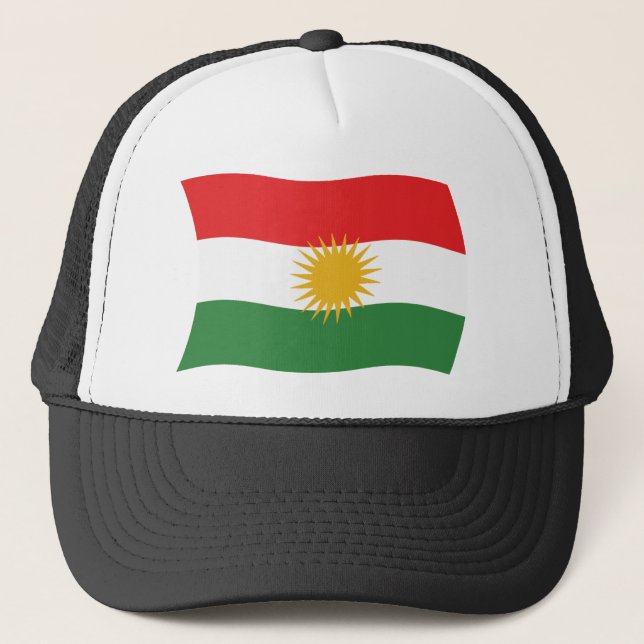 Casquette au drapeau du Kurdistan (Devant)