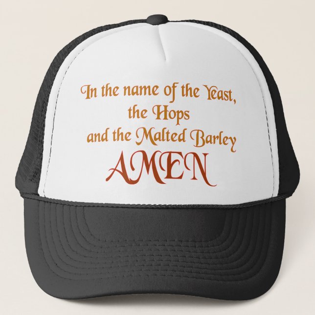 Casquette Au nom de la levure (Devant)