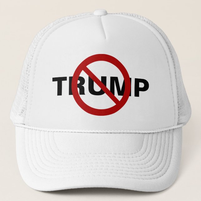 Casquette Aucun jamais atout de Nyet Anti-Donald (Devant)