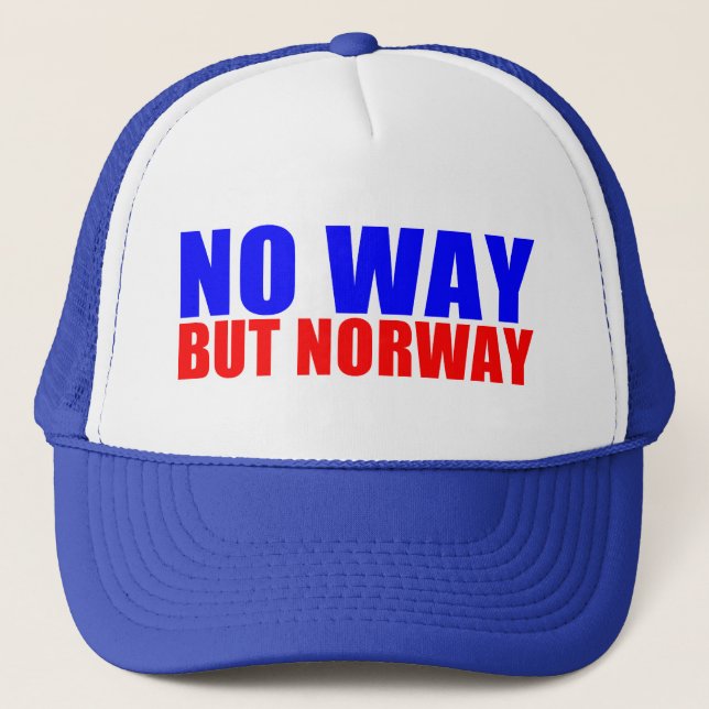 CASQUETTE AUCUNE MANIÈRE MAIS LA NORVÈGE (Devant)