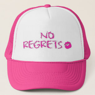 Casquette Aucuns regrets dans le rouge à lèvres