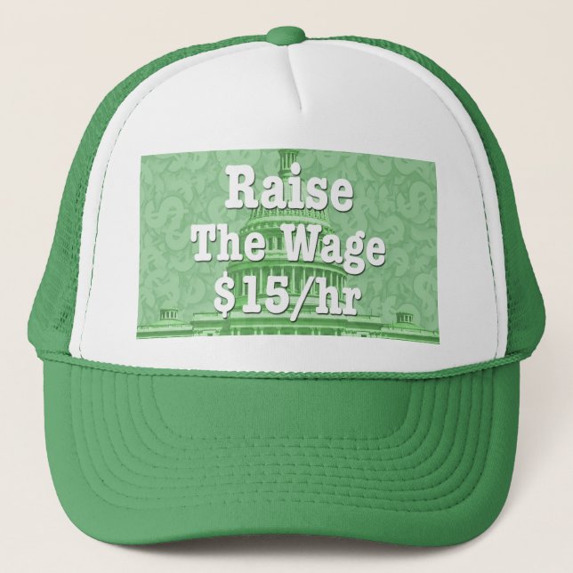Casquette Augmenter Le Salaire Minimum (Devant)