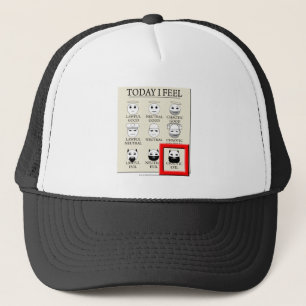 Casquette Aujourd'hui je sens le mal chaotique