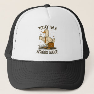 Casquette Aujourd'hui Je Suis Une Oie Sérieuse Drôle Animal 
