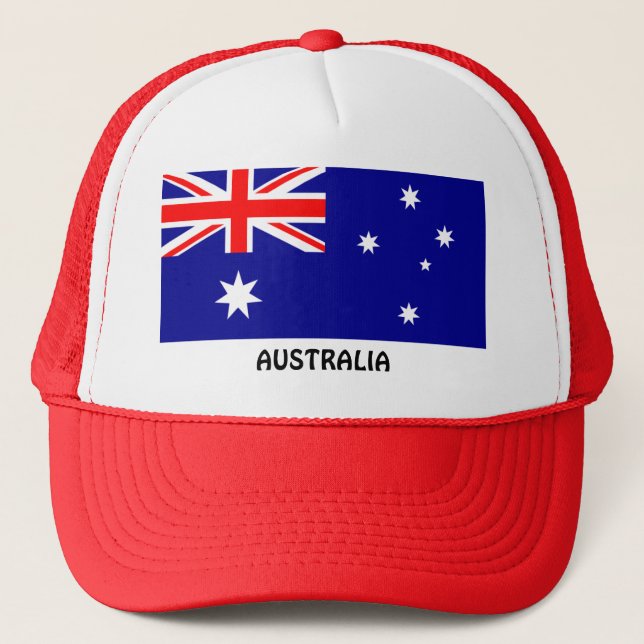 Casquette Australie : Drapeau de l'Australie (Devant)